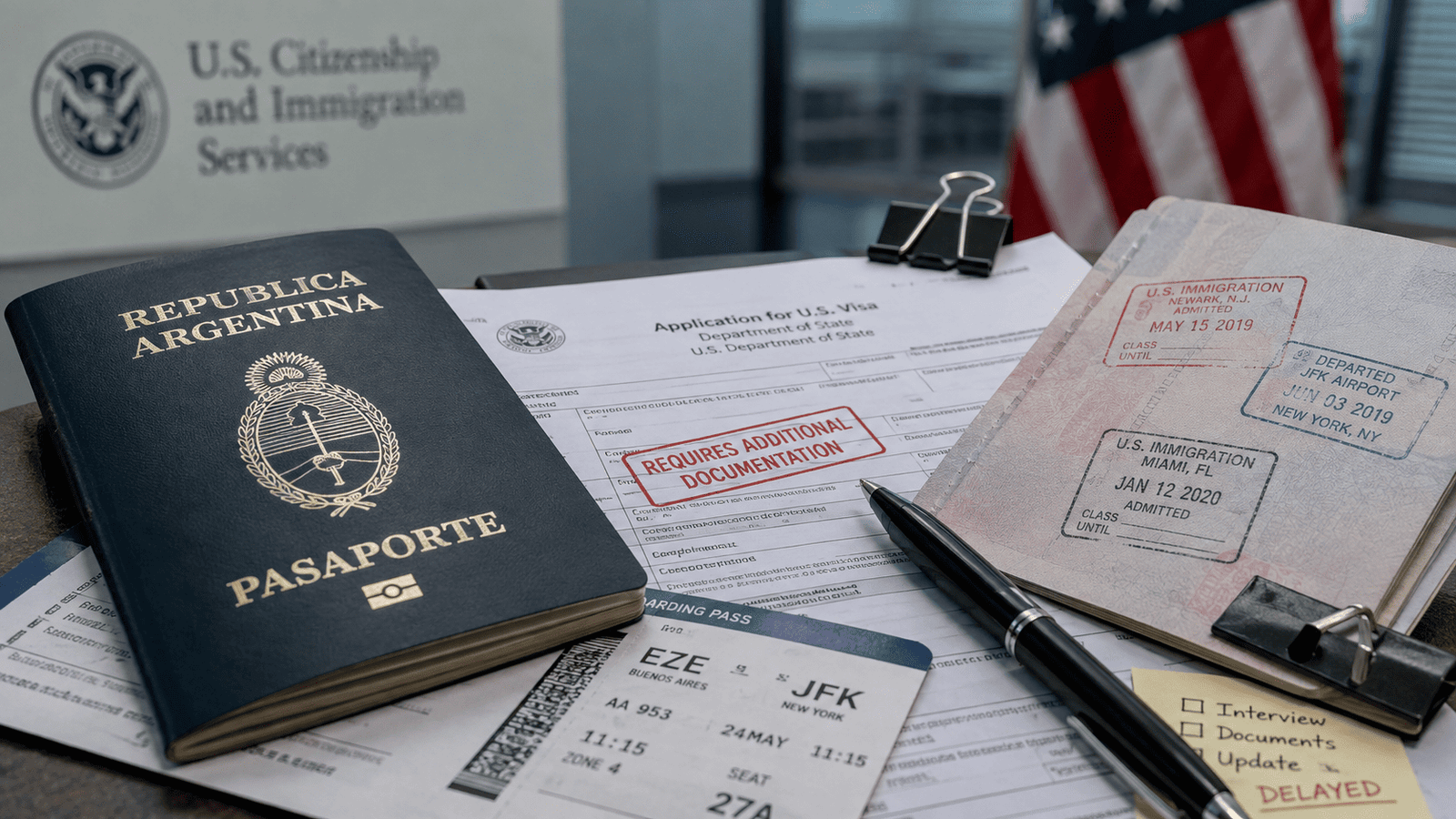 Argentinos en Estados Unidos enfrentan más demoras y controles para regularizar su situación migratoria